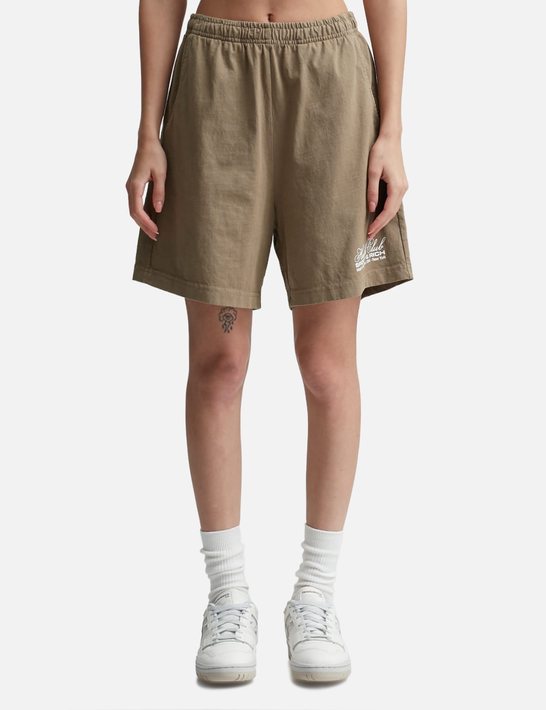 Sporty & Rich Made In Usa Gym Shorts In Brown | ModeSens