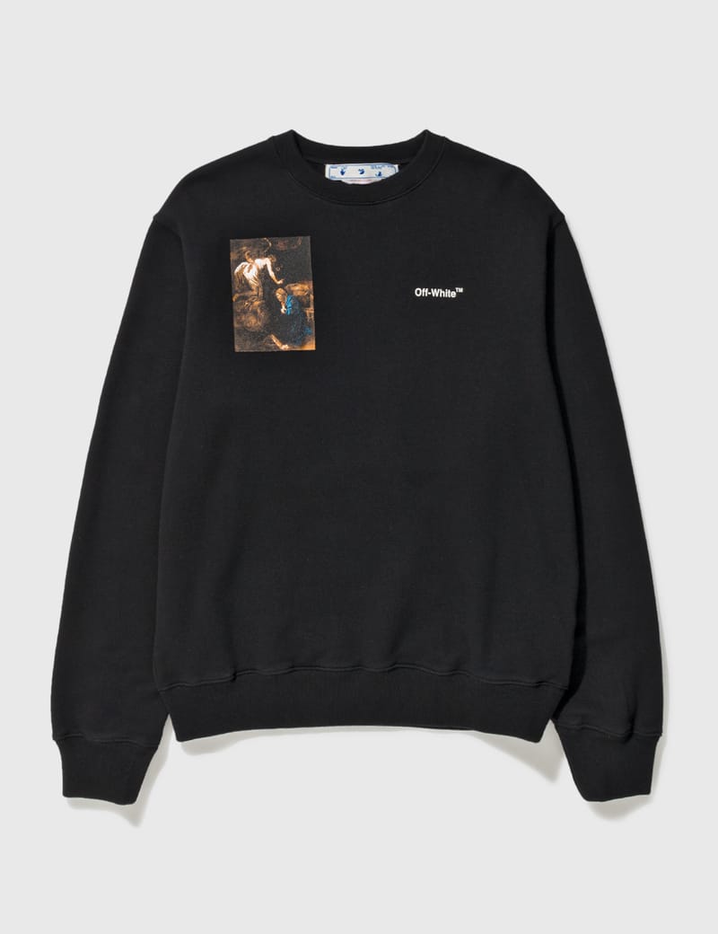 Off white caravaggio crewneck sale