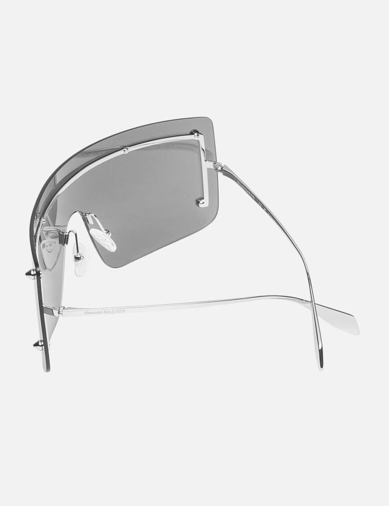 Alexander McQueen - Spike Studs Mask Sunglasses | HBX