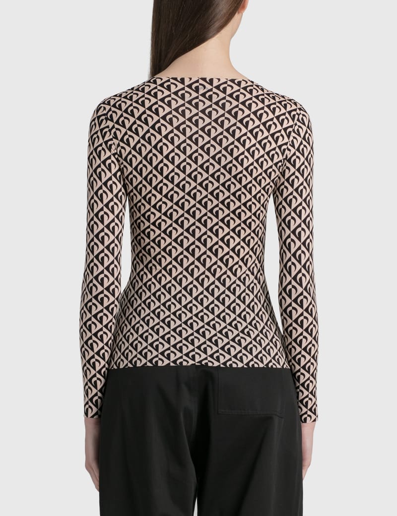 Marine Serre - Second Skin Moon Lozenge Top | HBX