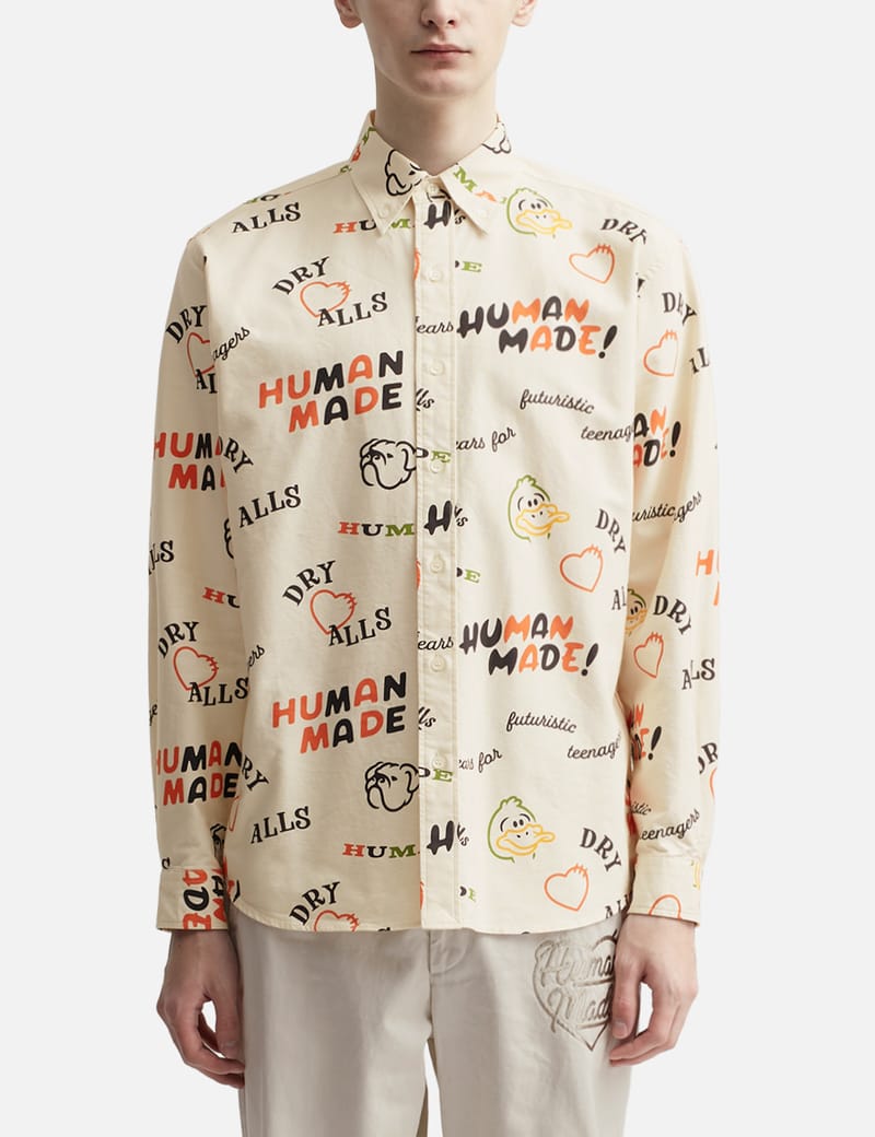 Human Made - Printed Button Down Shirt | HBX - Globally Curated