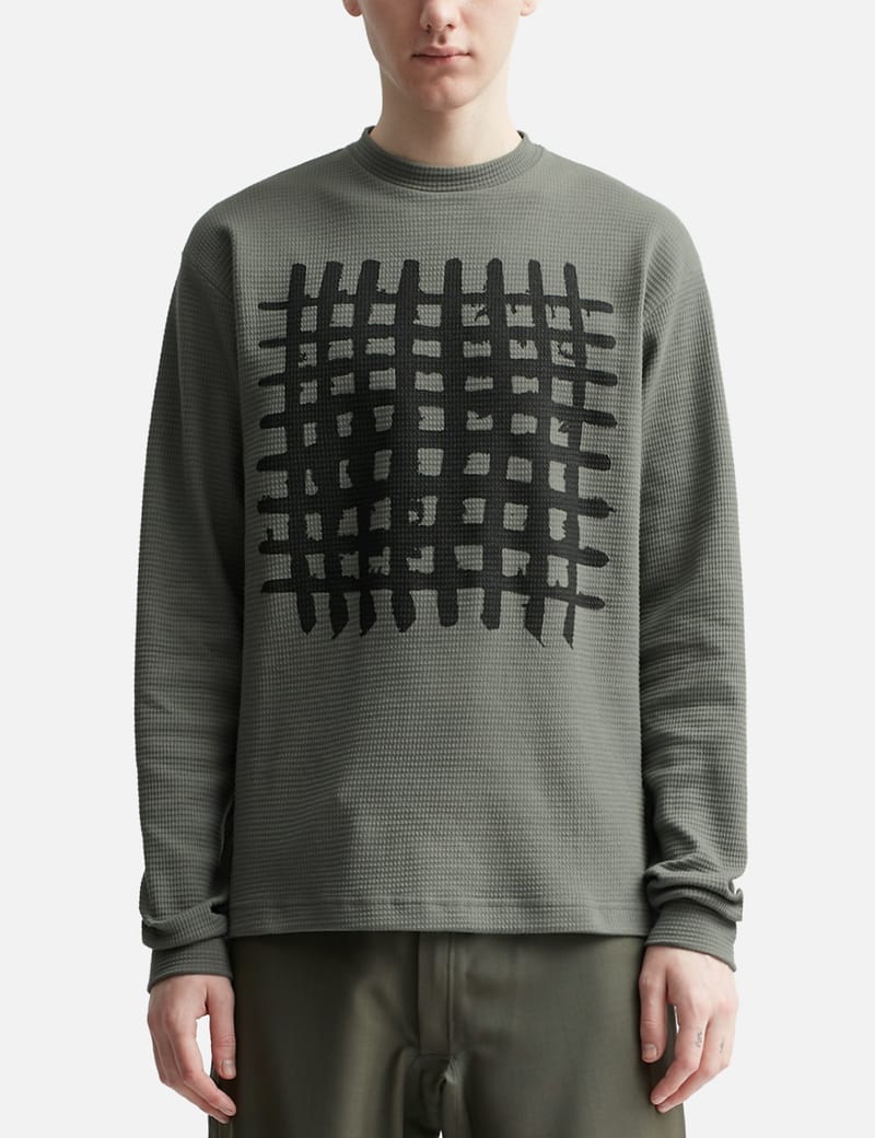 GR10K|SHORT-SLEEVED ROUND NECK T-SHIRTS (Erik Kruell Me GR10K - ERIK KRUELL MESH T-SHIRT | HBX - Globally Curated