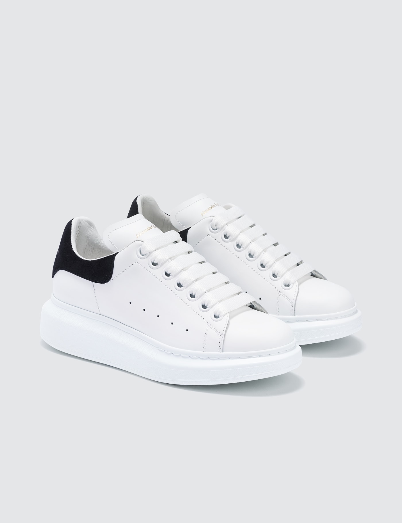 Alexander McQueen - Raised-sole Low-top Leather Trainers | HBX