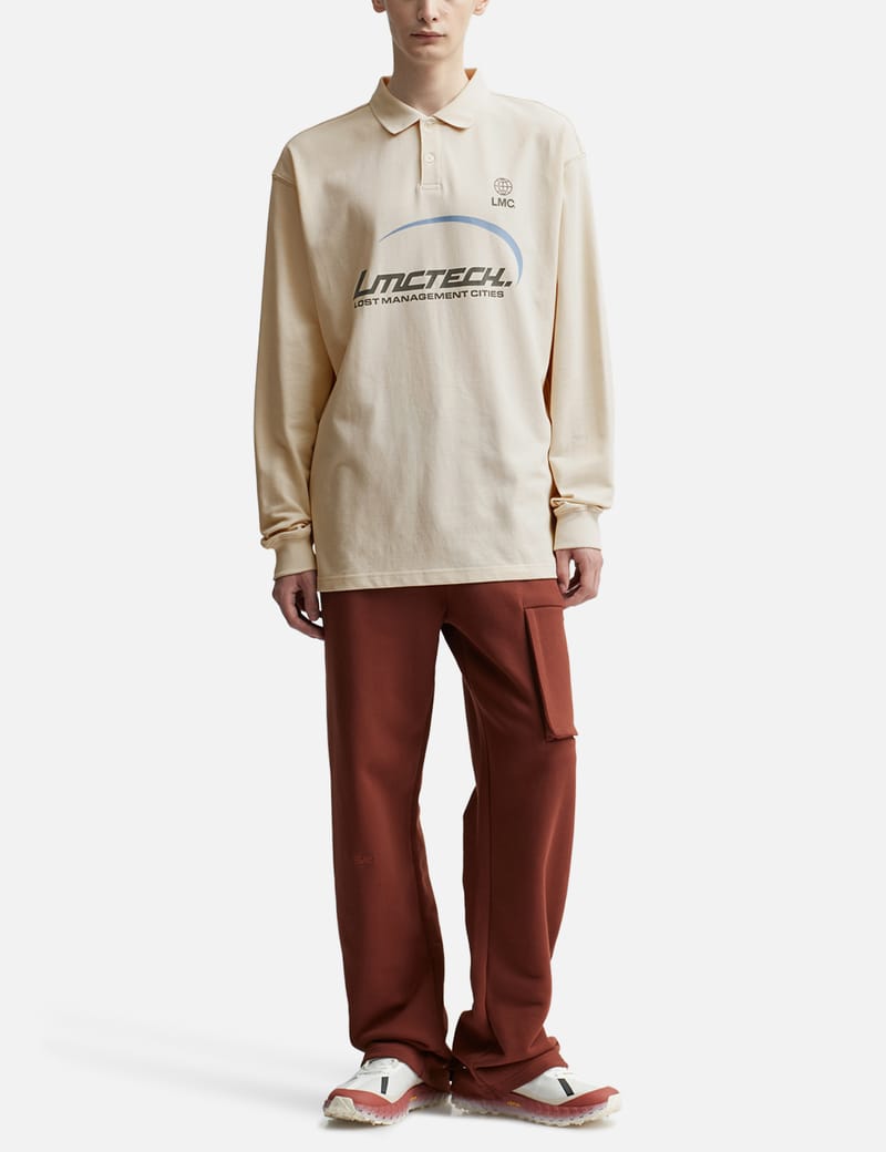 LMC - Tech PK Collar Long Sleeve T-shirt | HBX - Globally