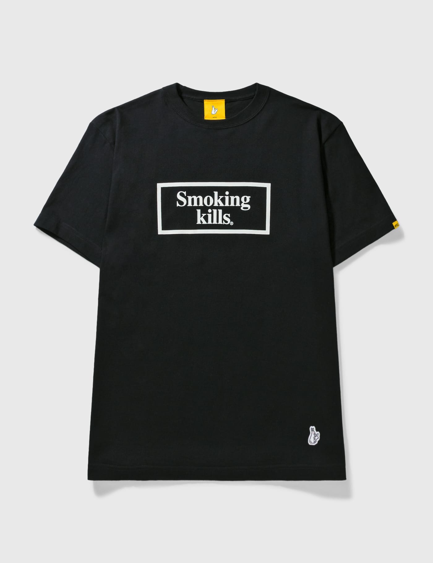 【57%OFF!】 FR2 smoking kills ボックスロゴ Tシャツ 新品未開封 