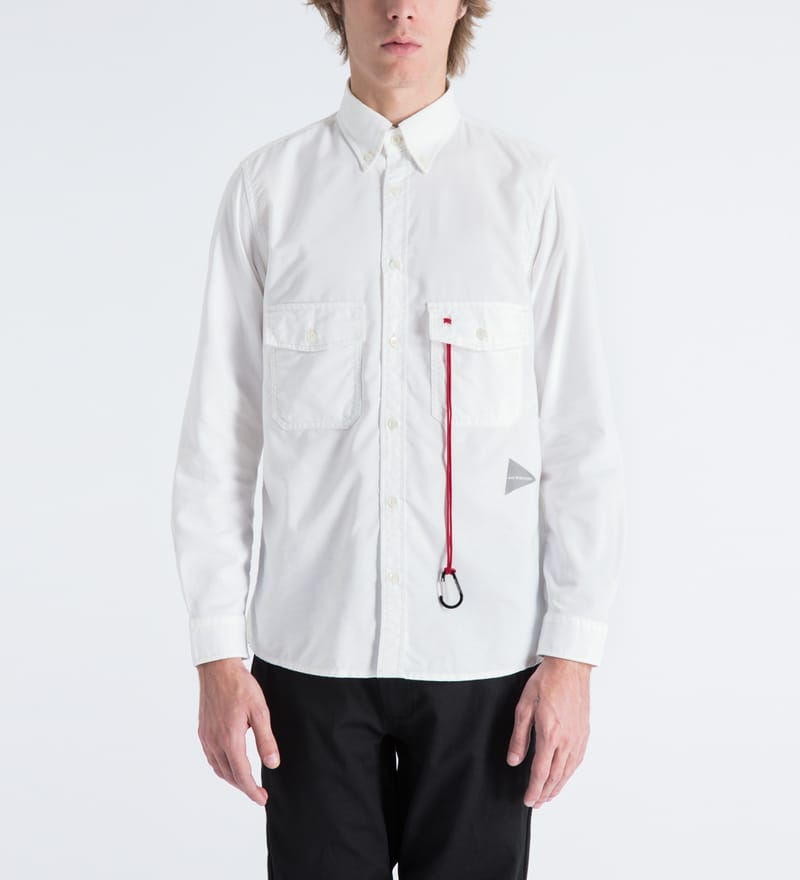 and wander - White Dry Ox Shirt | HBX - Globally Curated Fashion and  Lifestyle by Hypebeast