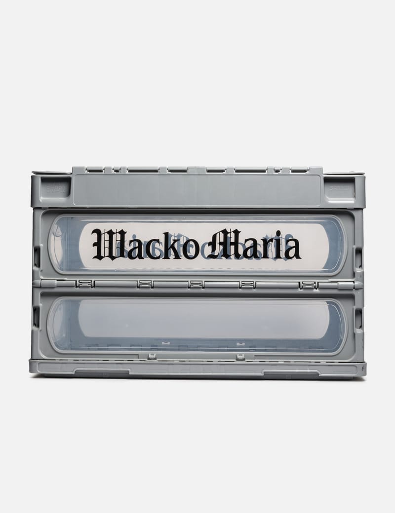 Wacko Maria Foldable Container - Gray storage bin with wear | HBX