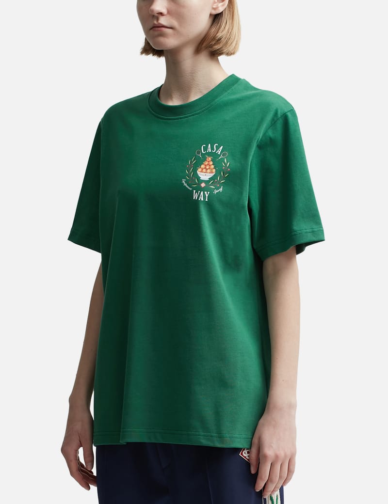 【関税送料込み】Casablancaネイチャーズティーチャー Tシャツ Casablanca 'nature teacher' t-shirt available on SUGAR - 172238