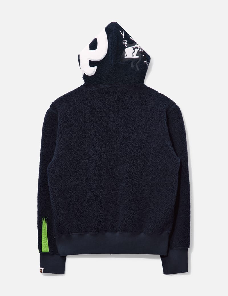 Bape discount burberry hoodie