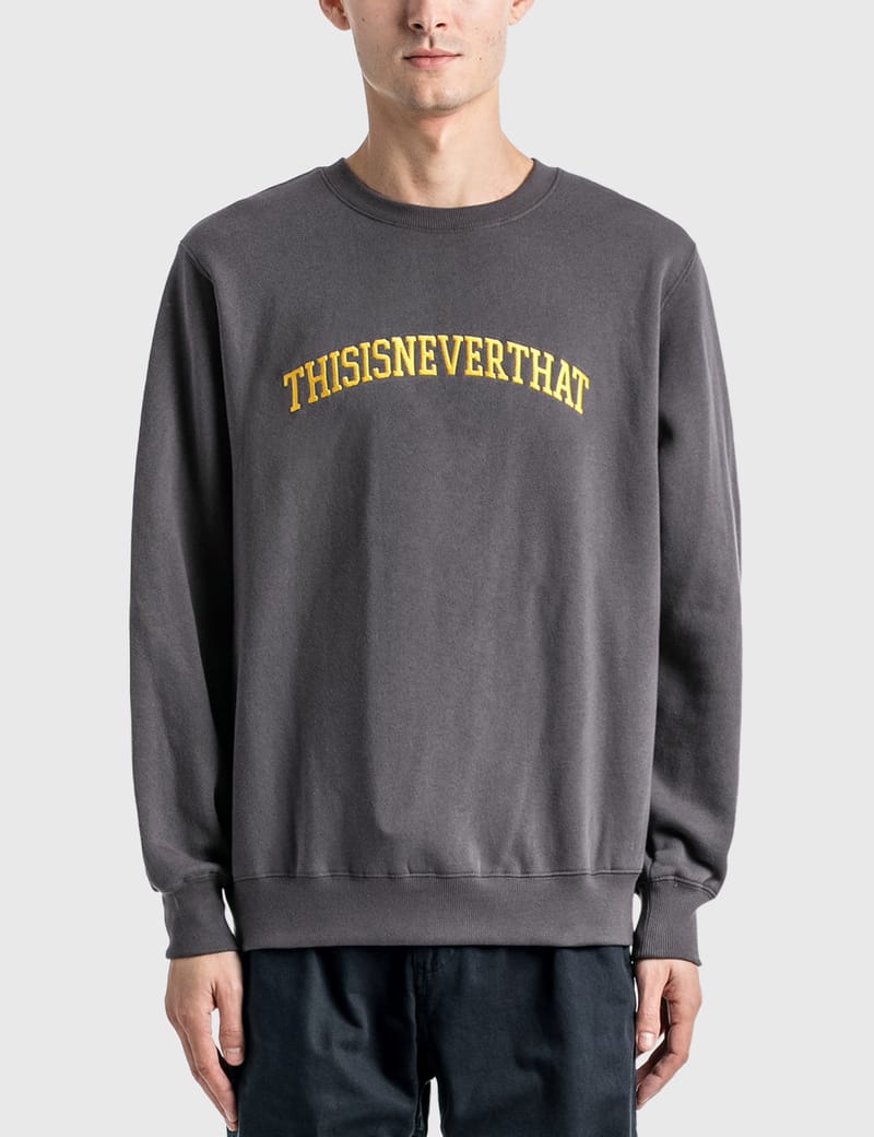 thisisneverthat® - Arch Logo Crewneck | HBX - Globally Curated 