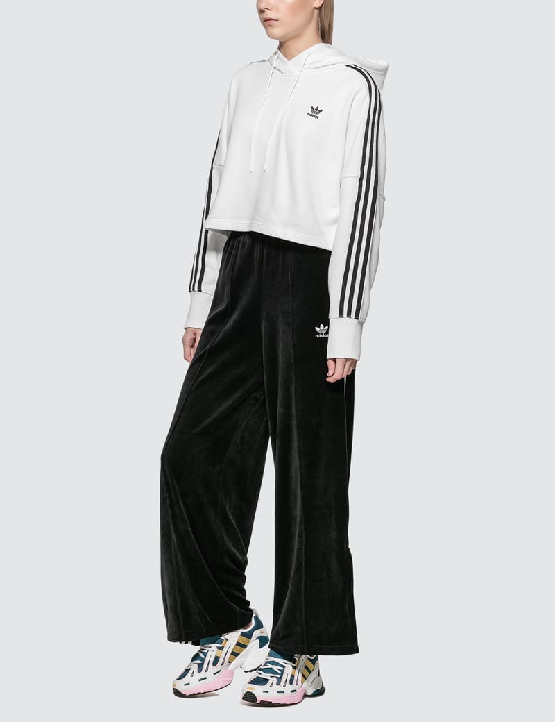 Adidas originals velvet outlet superstar track bottoms