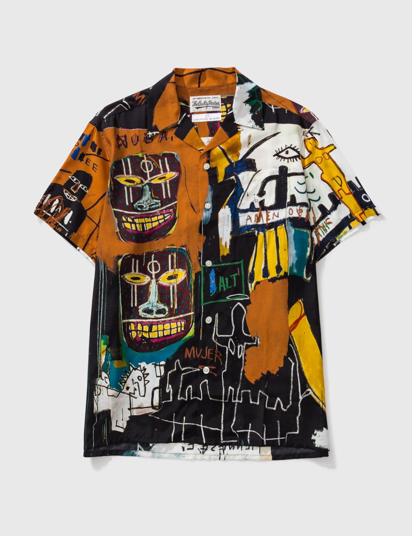 Wacko Maria - Wacko Maria X Jean-michel Basquiat SS Hawaiian Shirt 