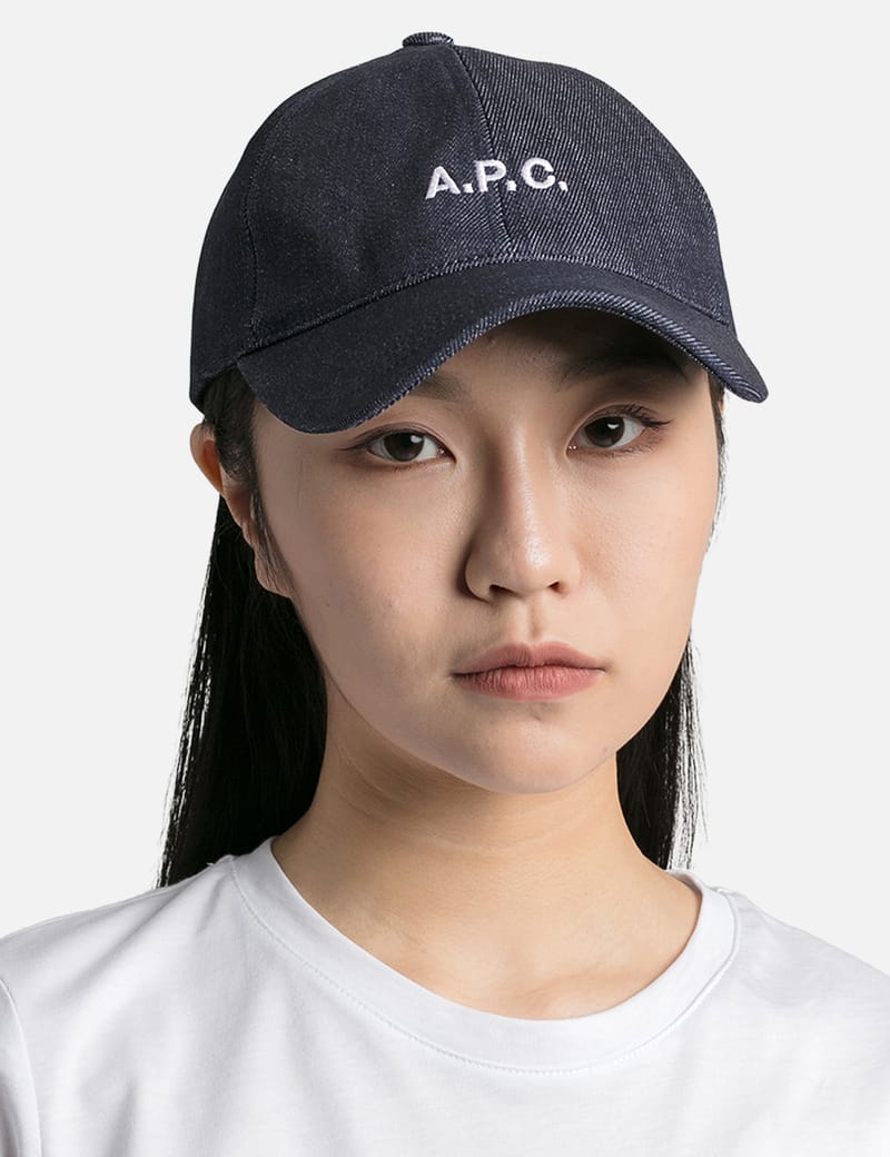 A.P.C.チャーリー デニム ベースボール キャップ ¥16,700 アーペーセー - チャーリー ベースボールキャップ | HBX