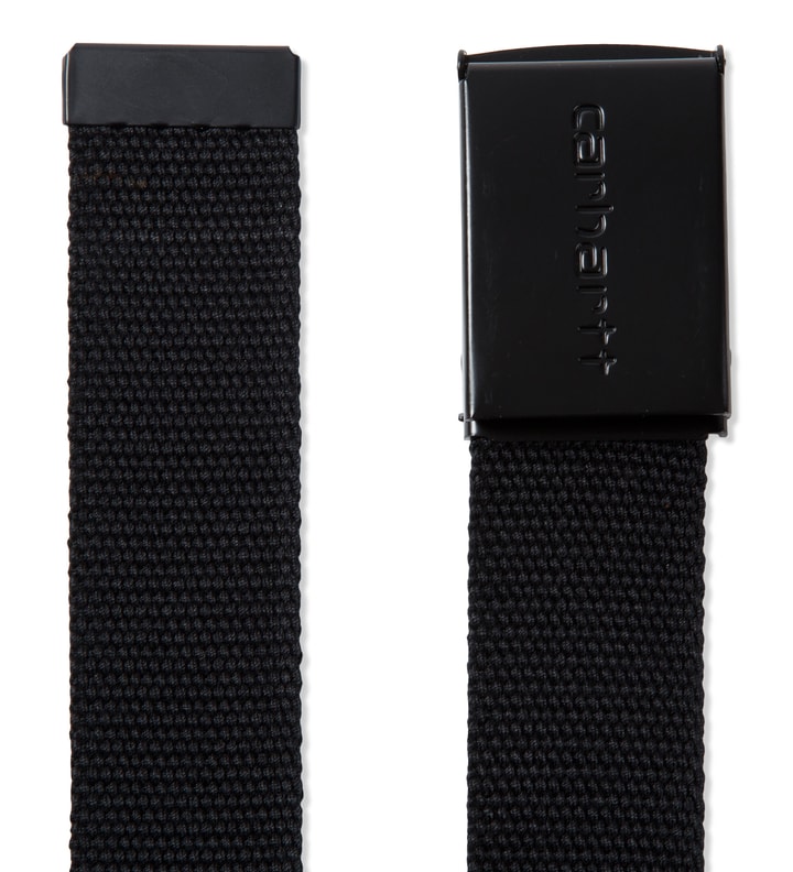 Carhartt Work In Progress - Black Chrome Clip Belt | HBX - Globally ...