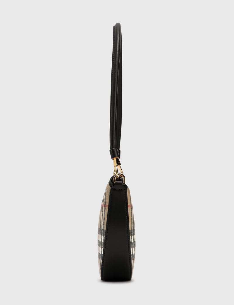 ★【BURBERRY】★SMALL キャンバス オリンピア バムバッ.グ★ Burberry Olympia Vintage Check Small Handbag | LN-CC