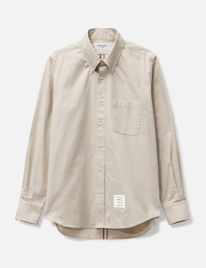 Thom Browne - RWB Stripe Cotton Flannel Shirt | HBX - Globally