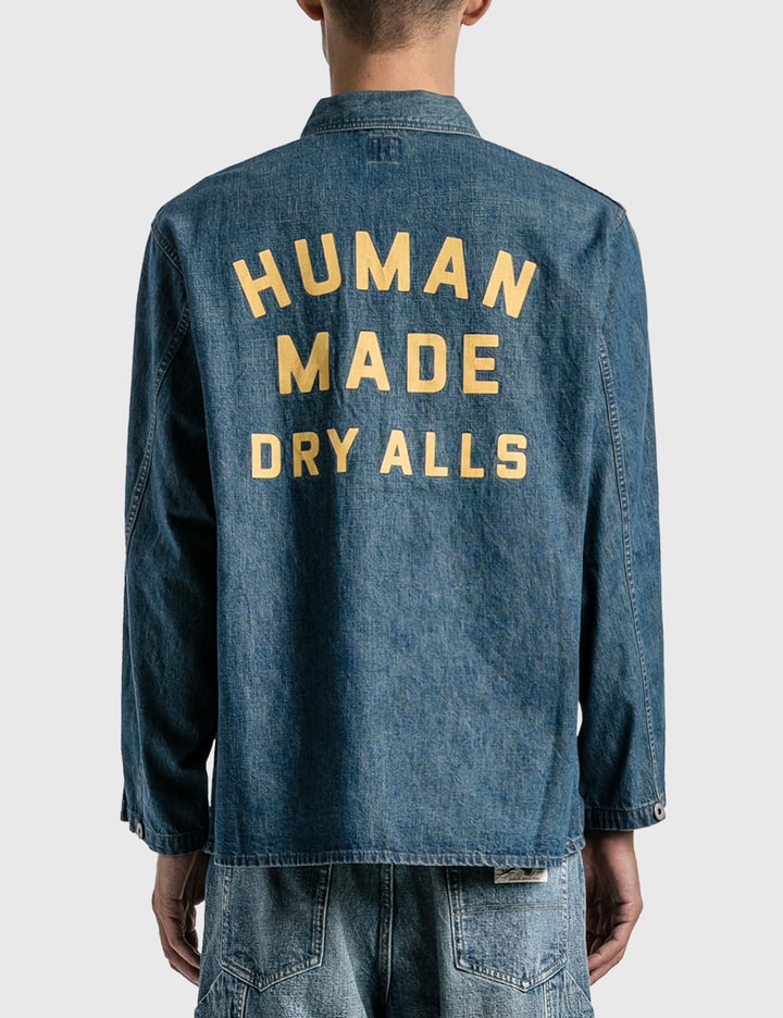 Human Made Denim Work Shirt In Blue | ModeSens