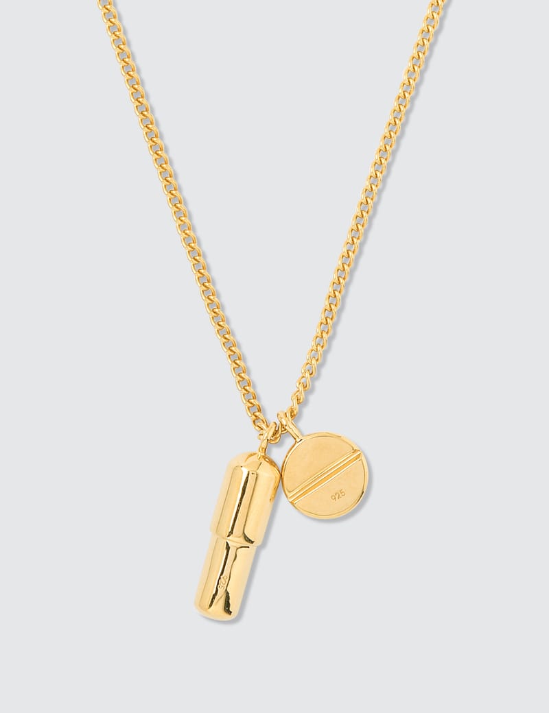アクセサリー AMBUSH PILL CHARM NECKLACE AMBUSH® - Pill Charm Necklace | HBX - Globally Curated