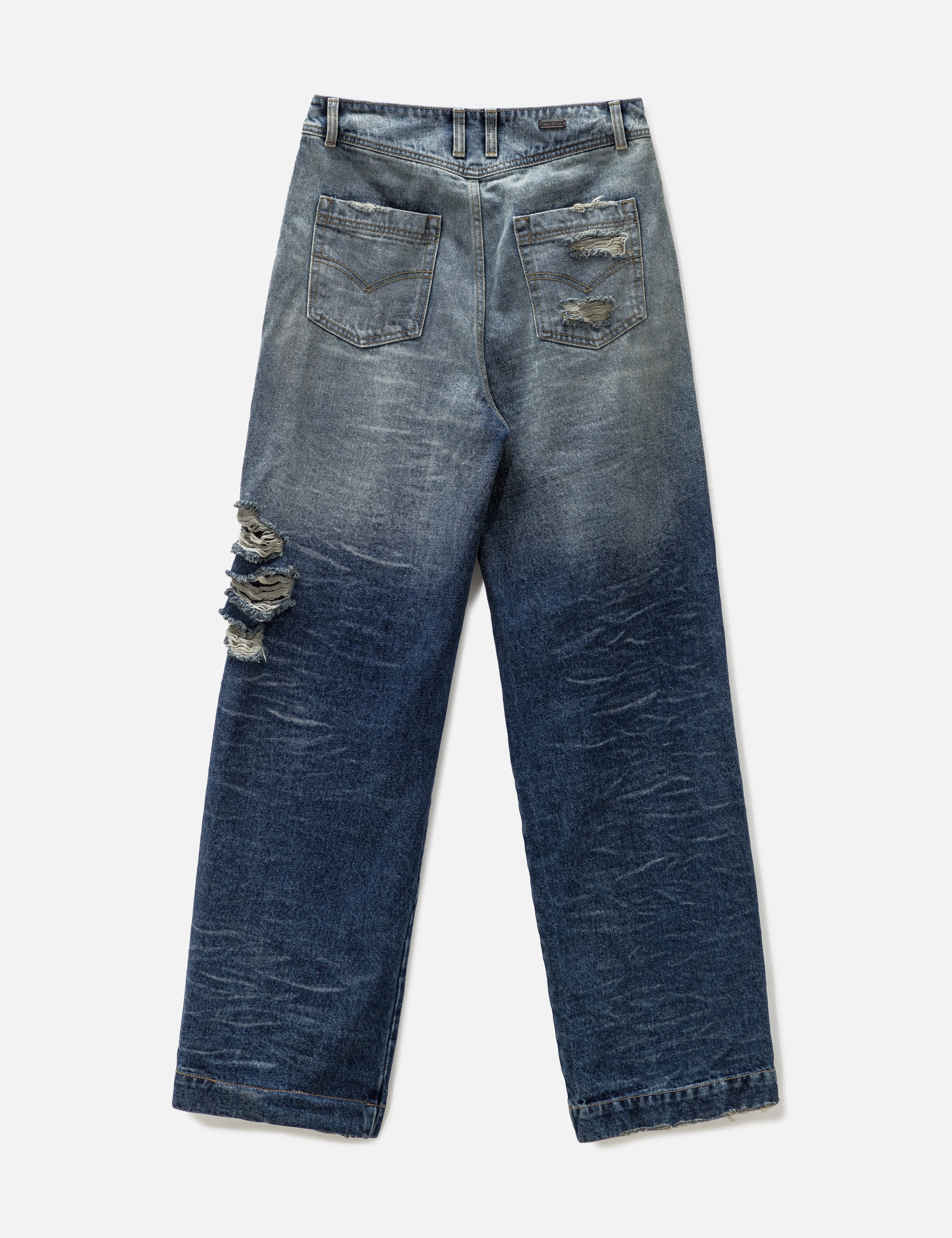 Ader Error - WIDE WRINKLE JEANS | HBX - Globally Curated Fashion