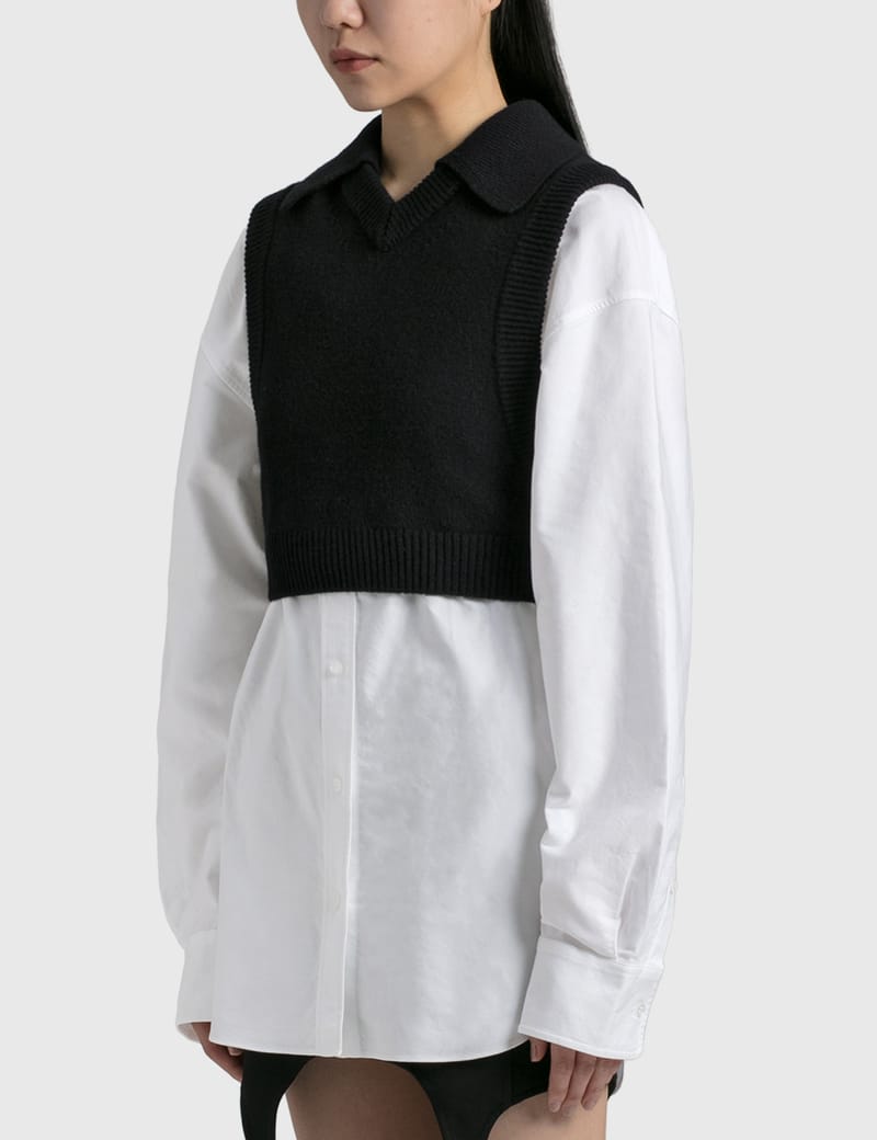 T By Alexander Wang - Vest Overlay Shirt | HBX - Globally Curated