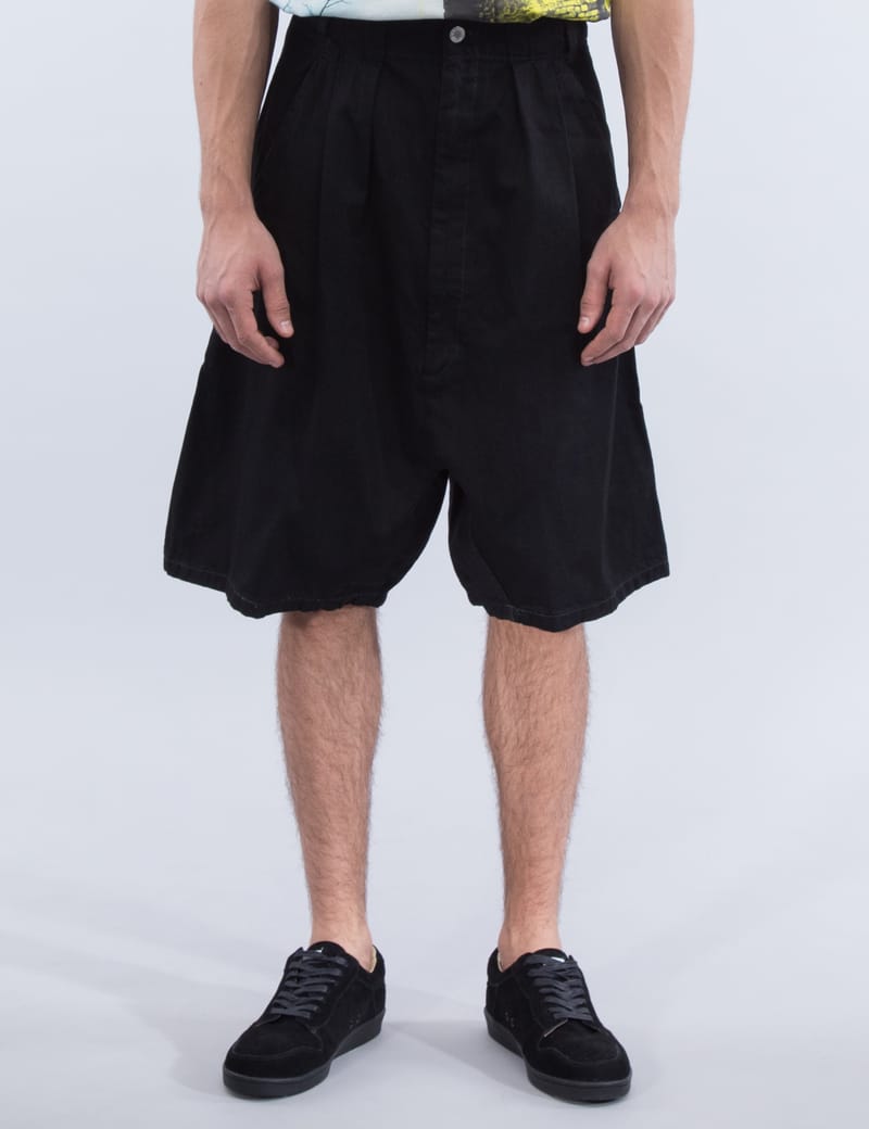 KIDILL キディル DENIM SHORT PANTS KIDILL - Wide Denim Shorts | HBX