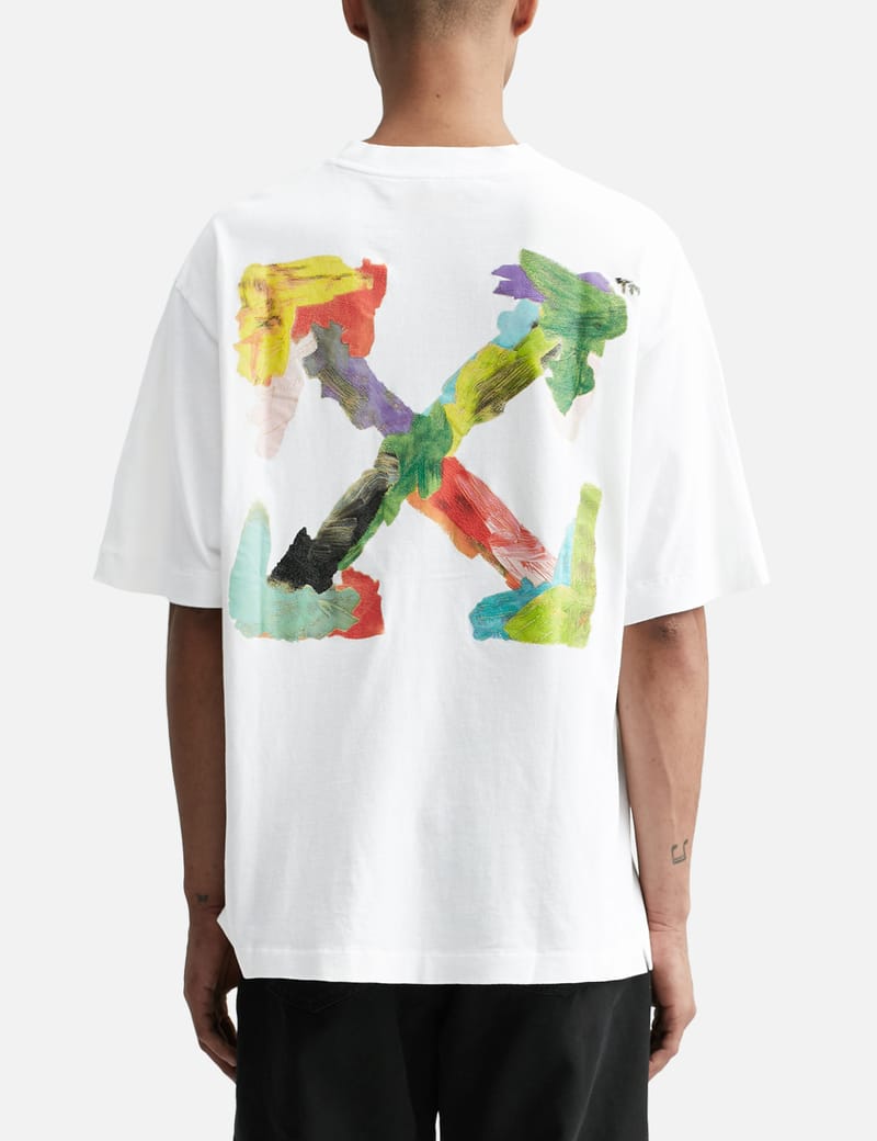 Off-White™ - Brush Arrow Oversize Skate T-shirt | HBX - Globally