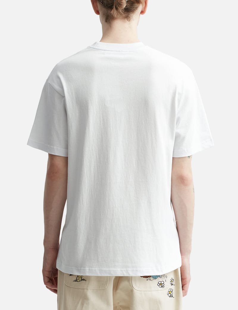 【BUTTER GOODS】 LAZY LOGO TEE (WHITE) BUTTER GOODS Lazy Logo Tee | White Men's | YOOX