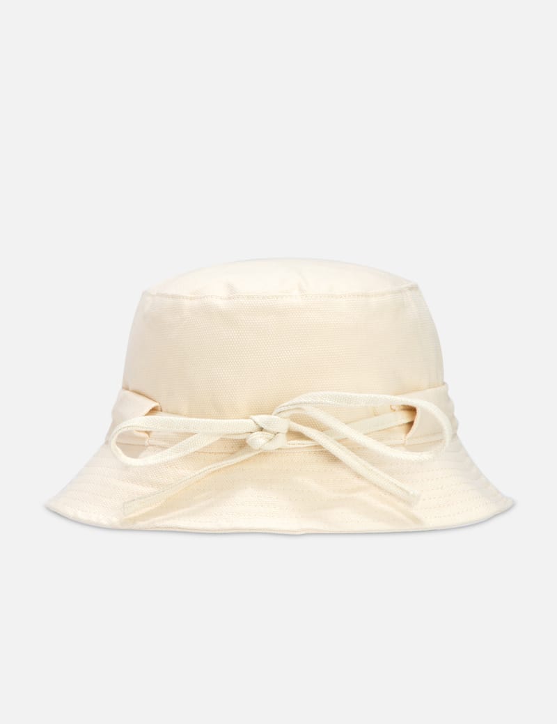 ハット JACQUEMUS 'Le Bob Belo' bucket hat Black Les Sculptures 'Le bob Belo' Bucket Hat by JACQUEMUS