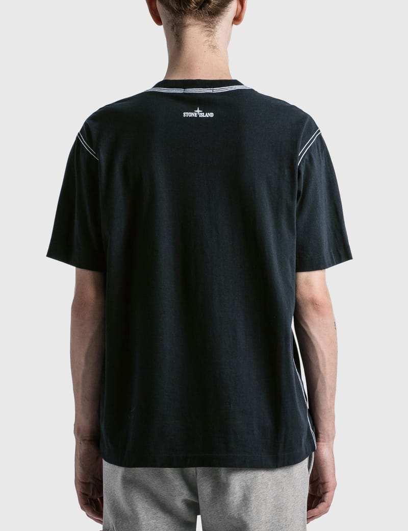 【美品】 STONE  ストーンアイランド ロゴ Tシャツ ブラック Stone Island ロゴ Tシャツ | ブラック | FARFETCH JP