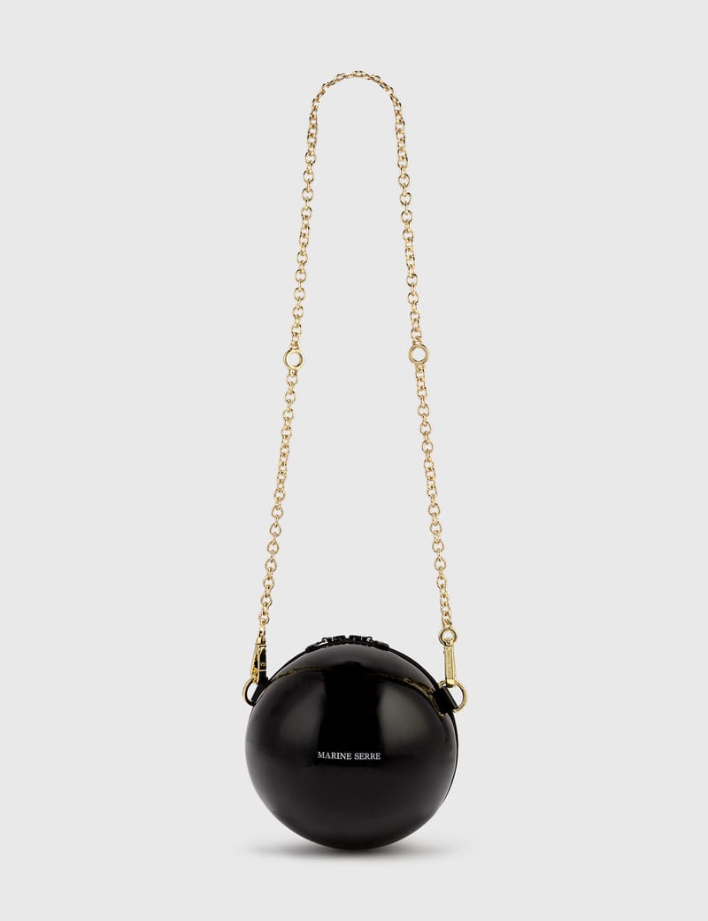 MARINE SERRE gold line ball bag　マリーンセル Marine Serre - Mini Ball Bag | HBX