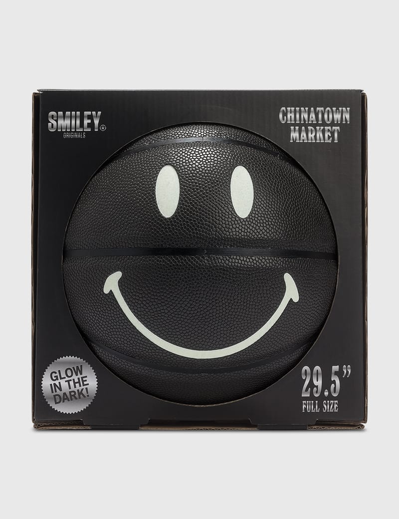 Chinatown Market - Smiley Glow In The Dark Basketball | HBX
