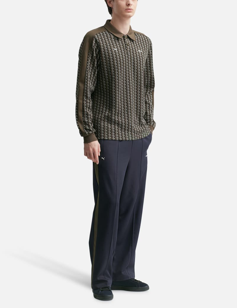 Puma JJJJound x Puma T7 Longsleeve Polo - ダブルフェイスジャカード