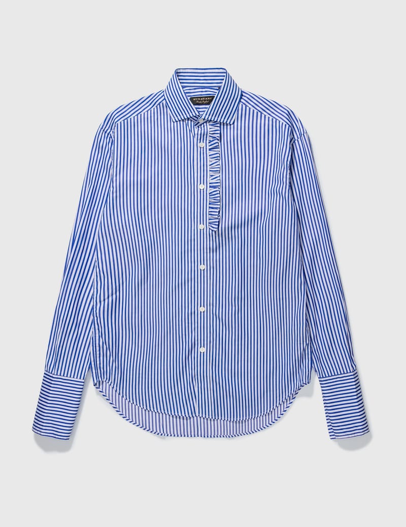 Burberry Burberry Ruffles Stripe Shirt HBX Globally Curated