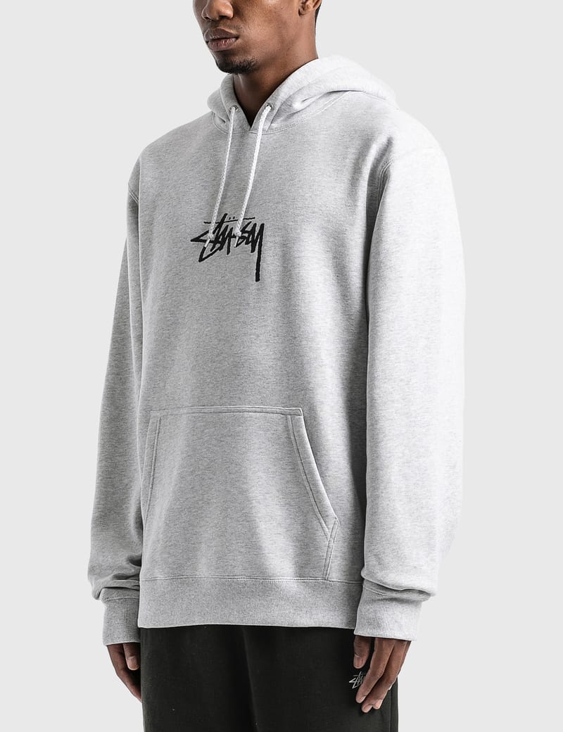 Stüssy - Stock Logo Applique Hoodie | HBX - ハイプビースト ...