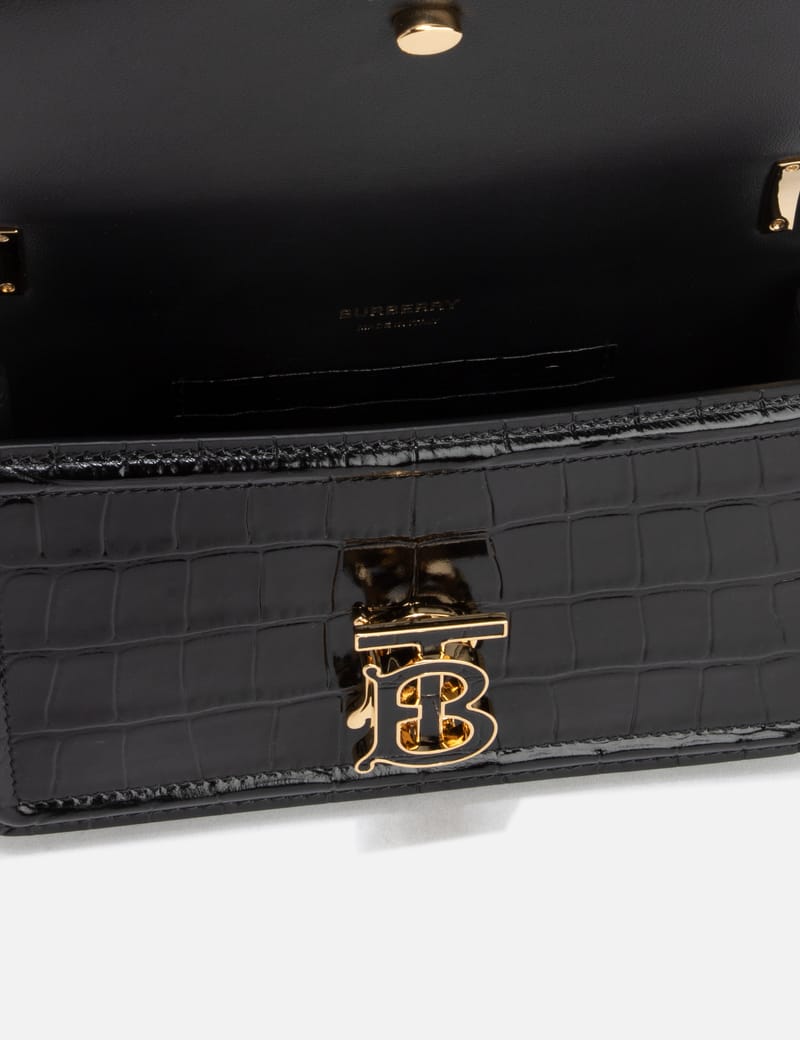 Burberry small tb leather shoulder bag hot sale