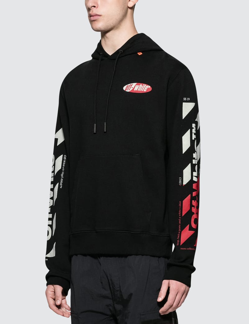 Off white split hoodie sale