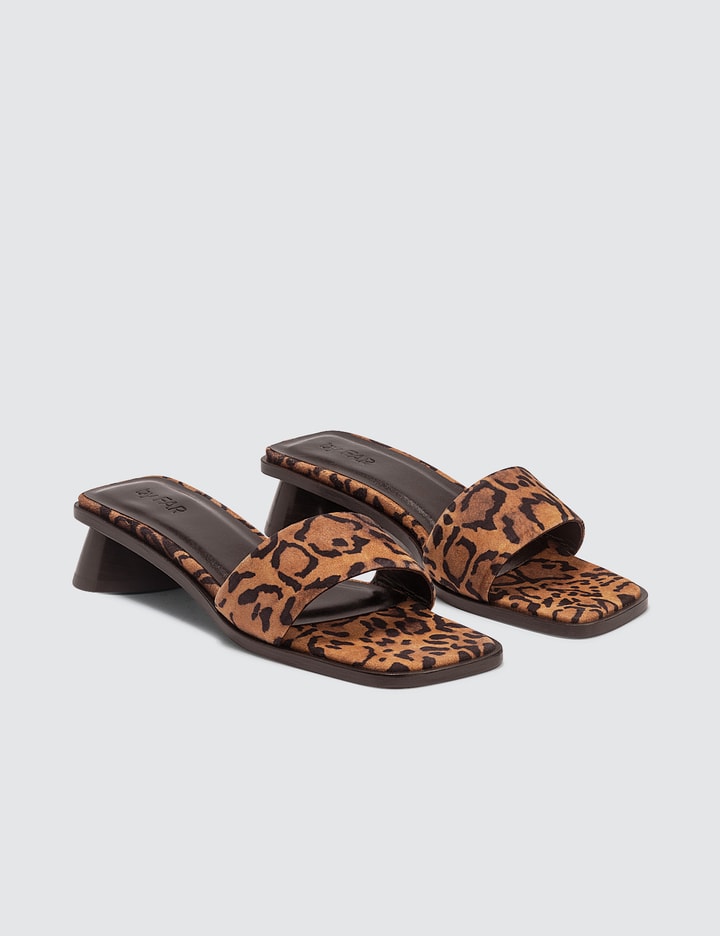 BY FAR - Sonia Leopard Print Suede Leather Sandals | HBX - Globally ...
