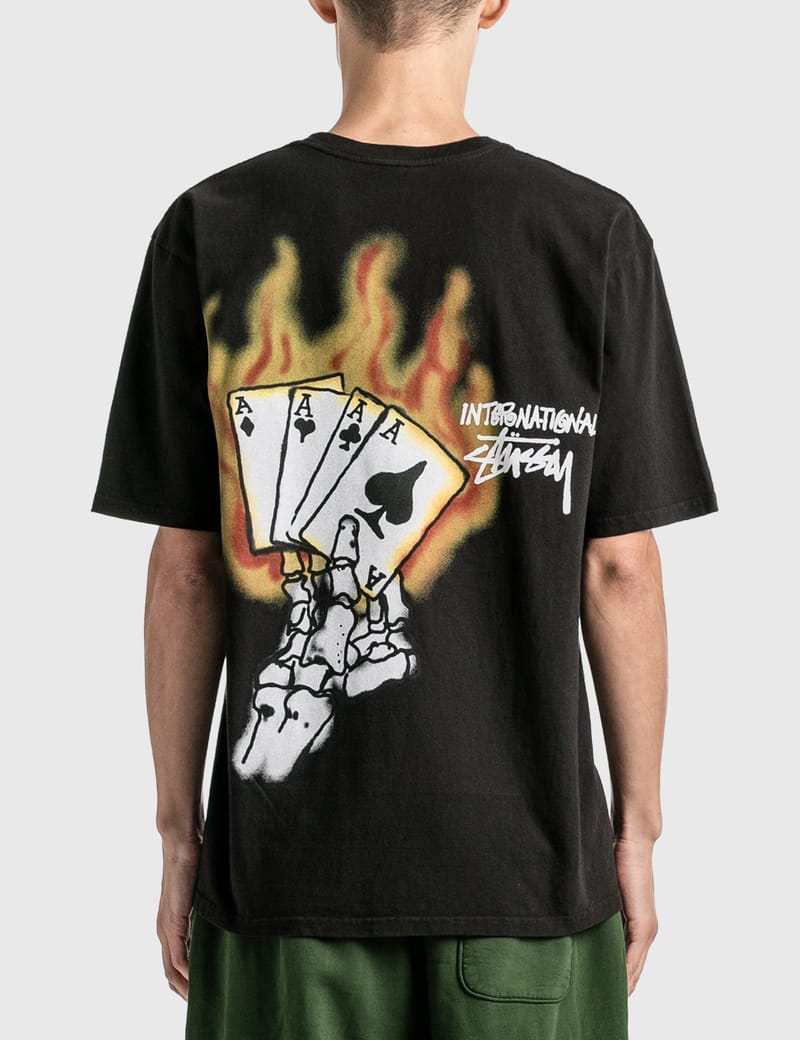 関税込★Stussy★Read EM' N' Weep Pigment Dyed T-Shirt★Black Stüssy - READ EM' N' WEEP PIGMENT DYED T-SHIRT | HBX