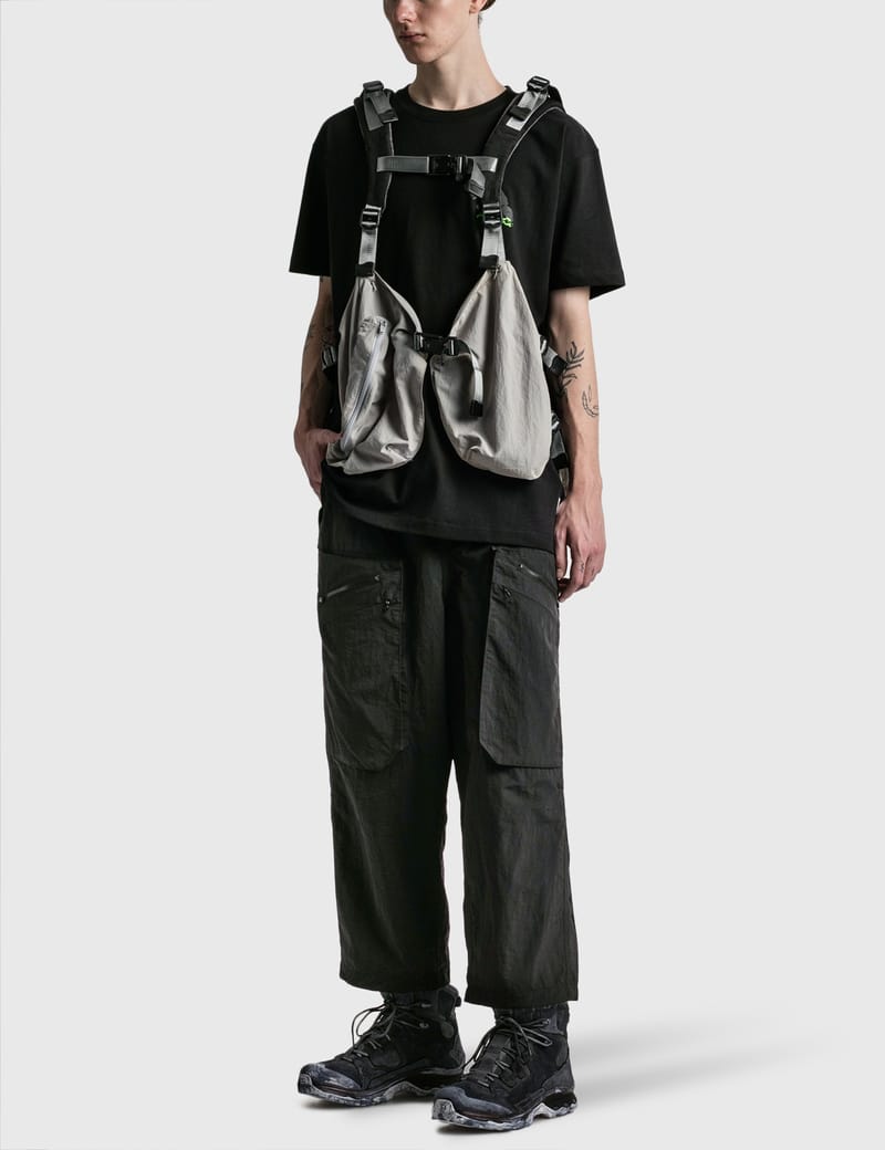 Archival reinvent ハーフパンツ　ブラック Archival Reinvent - 2.5D Disk Pants | HBX