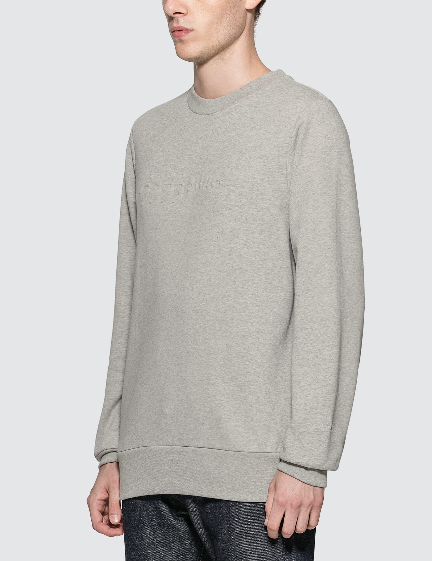 A.P.C. - A.P.C. x JJJJound Justin Sweatshirt | HBX - Globally Curated  Fashion and Lifestyle by Hypebeast