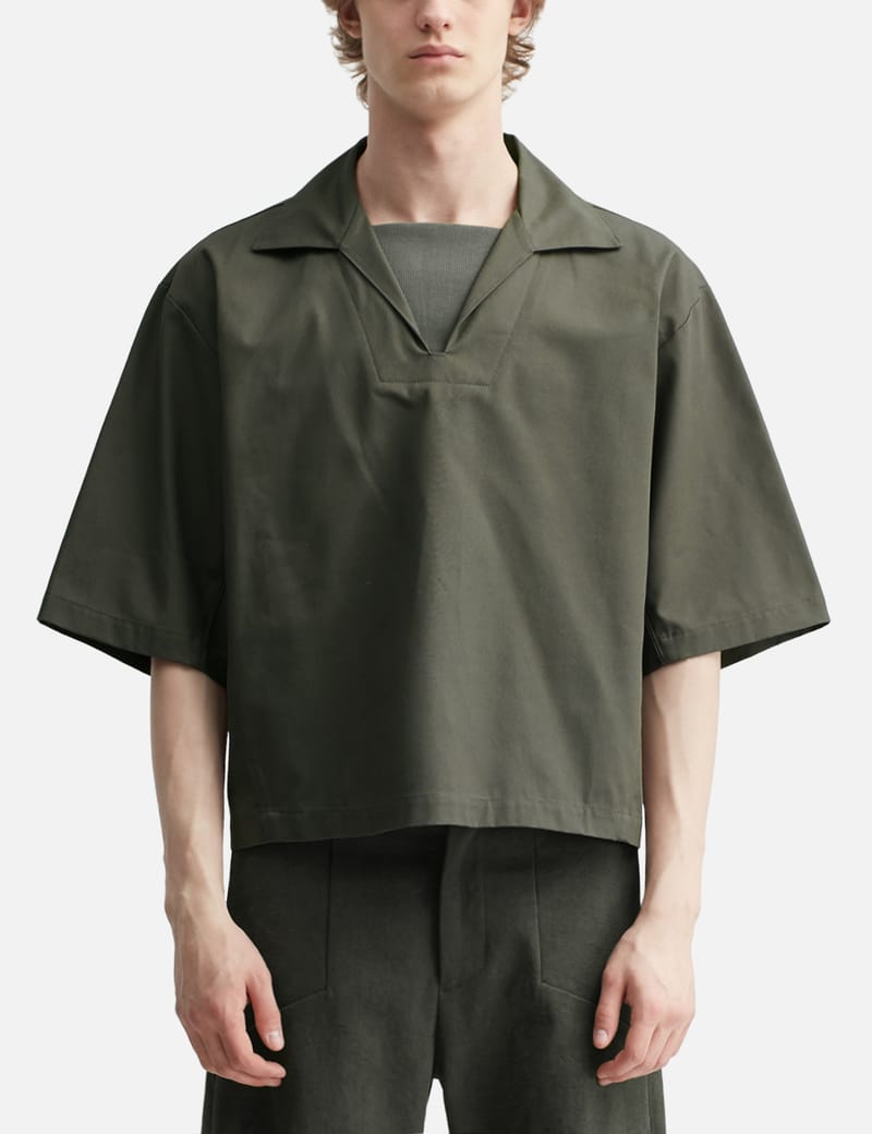 Seventh Football Box Polo - Elevate your style with this sage
