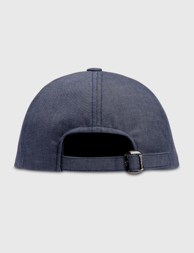 Maison Kitsuné - Small Fox Head Embroidery 6P Cap | HBX - Globally