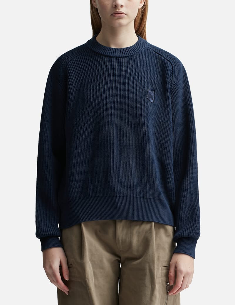 Maison Kitsuné - Bold Fox Head Patch Comfort Ribbed Jumper