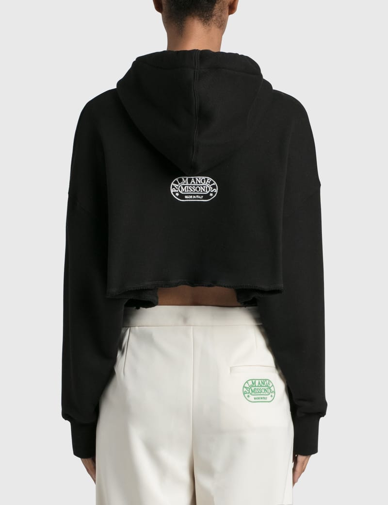 Palm Angels - Palm Angels x Missoni Tassels Cropped Hoodie