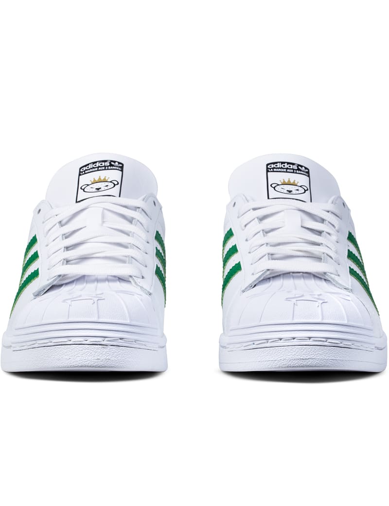 Adidas Originals - adidas Originals x NIGO White/green Superstar