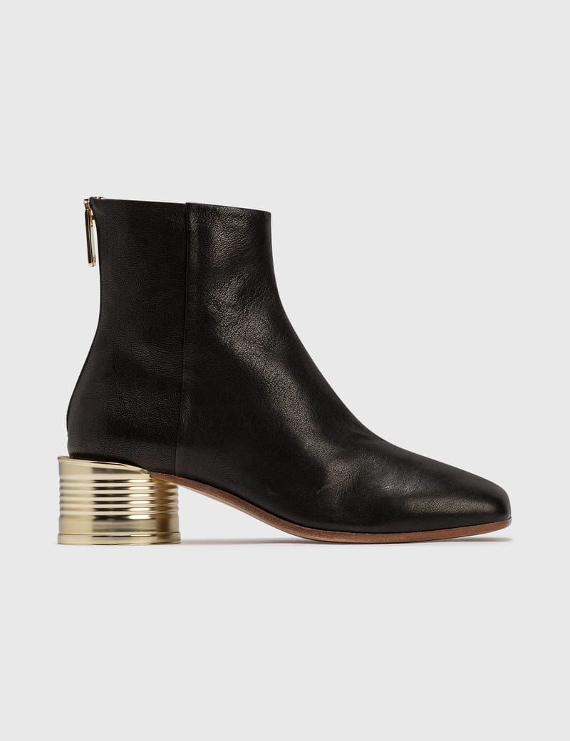 MM6 Maison Margiela - Tin Can Heel Ankle Boots | HBX - Globally