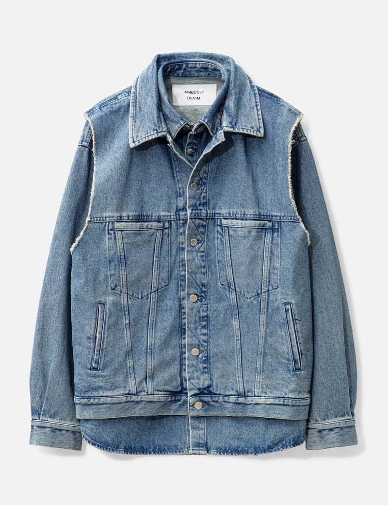 AMBUSH® - Layered Denim Shirt | HBX - Globally Curated Fashion and