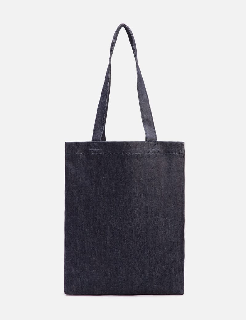 A.P.C. Laure Tote Bag - Indigo Japanese denim tote with V.P.C.
