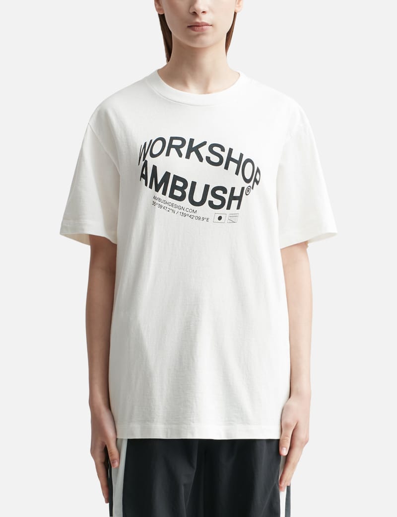 AMBUSH® - REVOLVE AMBUSH LOGO T-SHIRT | HBX - Globally Curated