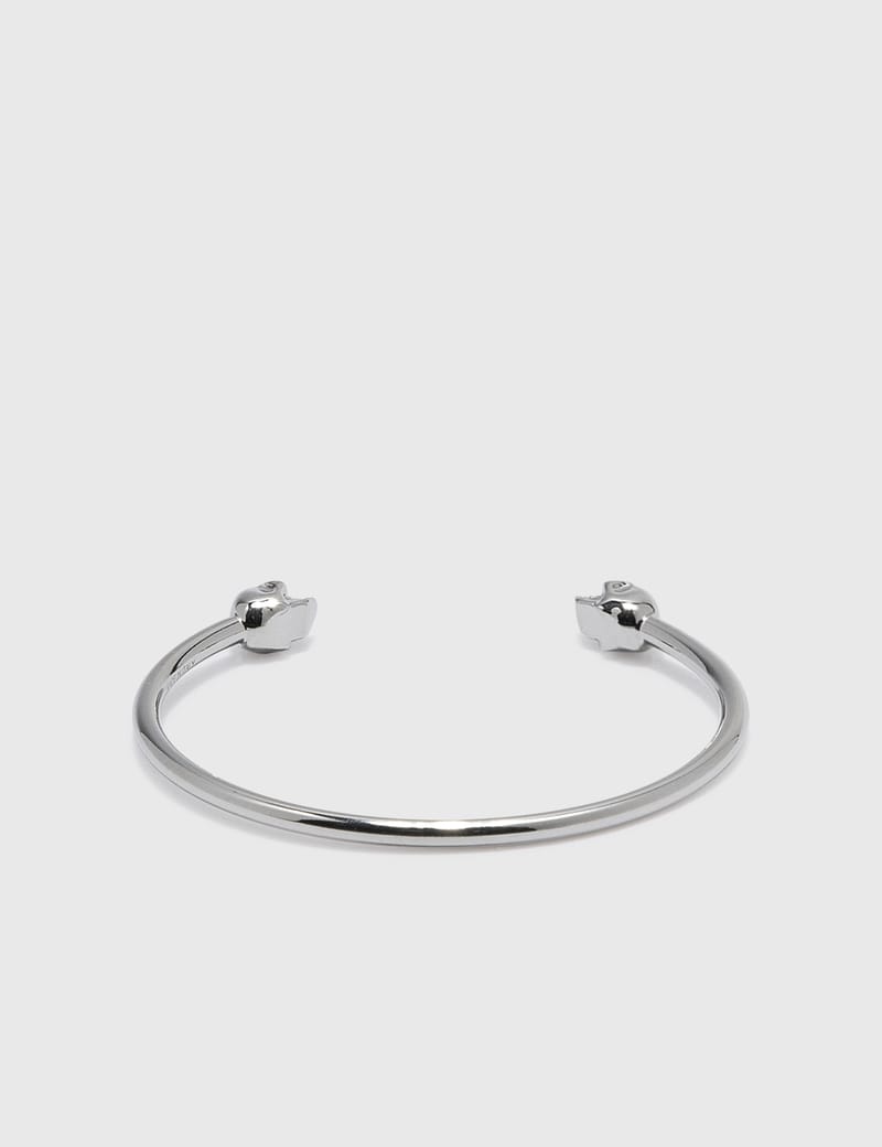 Thin Twin skull bracelet | ゴールド | McQueen JP